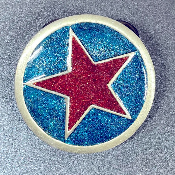 ⭐️Vintage Pewter Star buckle.⭐️ - Picture 1 of 4